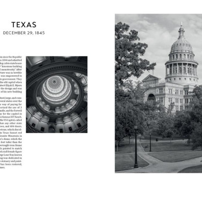 Sách - Capitol America - A Photographic Portrait of the Fifty State Capitols by Robert Lisak (UK edition, Hardcover)
