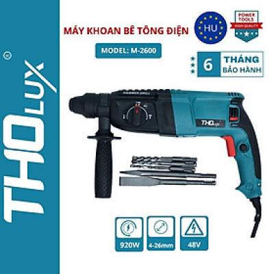 Máy khoan đục bê tông điện Tholux M-2600 Công suất 920W