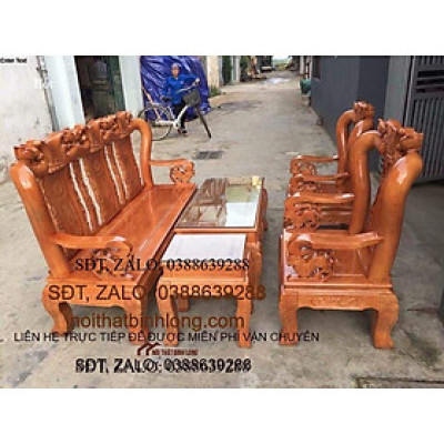 Bộ bàn ghế minh quốc đào gỗ xoan ta