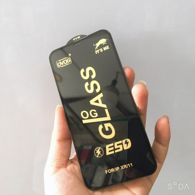 Kính cường lực cho iPhone 11 / Xr full màn hình OG đen cao cấp( hàng chính hãng)