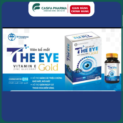 Viên uống bổ mắt THE EYE GOLD giảm nhức mỏi mắt, tăng cường thị lực hộp 30 viên