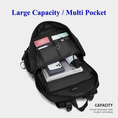 Balo OZUKO đa năng chống thấm nước có cổng sạc USB