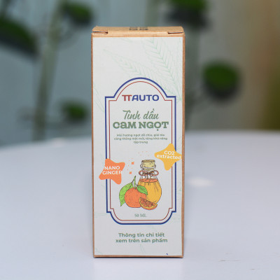 Tinh Dầu Thiên Nhiên TTAUTO Treo Xe ô tô, Treo Tủ Quần Áo, Treo Phòng Giúp Khử Mùi, Thơm Phòng, Thư Giãn Tinh Thần, Chống Say Xe Hiệu Quả - Chai 50ML