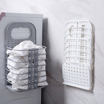 Giỏ đựng quần áo KG99 gấp gọn treo tường thiết kế thông minh dễ sử dụng 42cm (Tặng kèm 1 món quà tri ân) - Hàng chính hãng