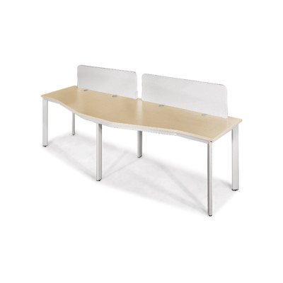 Bàn làm việc chân sắt Juno Sofa NT 190 BZT14-CO mặt chữ Z 140 x 80 x 75 cm