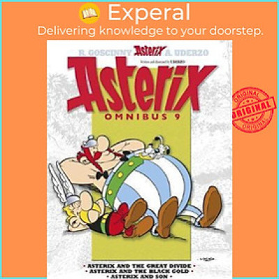 Sách - Asterix: Asterix Omnibus 9 : Asterix and The Great Divide, Asterix and T by Albert Uderzo (UK edition, paperback)