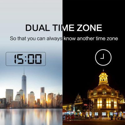 Đồng hồ WEIDE WH5210 màn hình kép,đèn nền LED chống nước