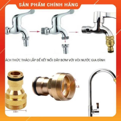 ️ Bộ dây vòi xịt nước rửa xe, tưới cây , tăng áp 3 lần, loại 20m 206319 đầu đồng, cút đồng+ đai