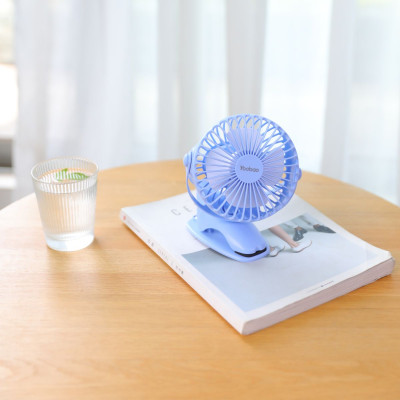 Quạt tích điện đế kẹp mini để bàn YOOBAO F04 6400 mAh Xoay 720 độ đế kẹp đa năng Desktop Clip Fan - Hàng chính hãng