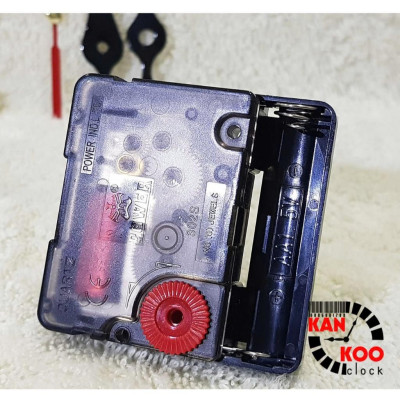 Máy đồng hồ kim trôi Power C16 – Trục 9mm – Bảo hành 36 tháng Dùng cho đồng hồ treo tường 10–80cm  – Silent Quartz