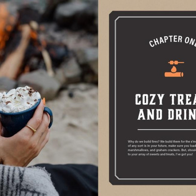 Sách - New Camp Cookbook Fireside Warmers - Drinks, Sweets, and by Emily Vikre (UK edition, Hardcover Paper over boards)
