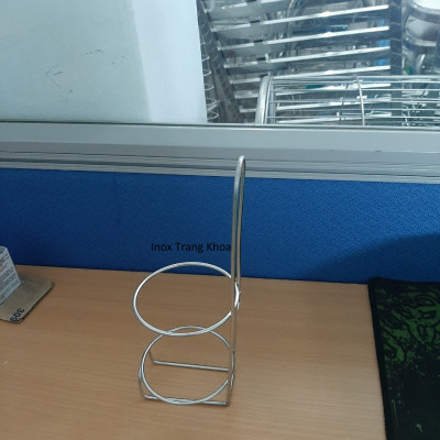 Giá inox để chai, lọ sát khuẩn