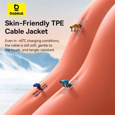 Cáp sạc nhanh Baseus 0℃ Series Fast Charging Data Cable Usb A to iP 2.4A hoặc Type C to iP 20W- hàng chính hãng