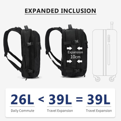 Balo du lịch cỡ lớn OZUKO chống thấm nước tiện dụng cho nam