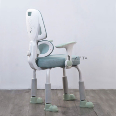 Ghế học sinh chống gù màu xanh xám hồng CE1035-M Nội thất Capta Ghế trẻ em học bài hỗ trợ cột sống lưng lưới tay nhựa điều chỉnh chân sắt sơn tĩnh điện đế nhựa có thể điều chỉnh độ cao Study chair hcm