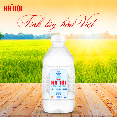 Rượu Hà Nội HALICO nồng độ 35% can PE 4l không kèm hộp