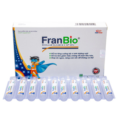 FRANBIO - NĂNG ĐỘNG - Bổ sung men vi sinh phòng ngừa rối loạn tiêu hóa