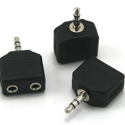 Đầu chia Jack tai nghe, loa chuẩn 3.5 từ 1 ra 2 - Đầu chia âm thanh 1 ra 2 - Hàng chính hãng