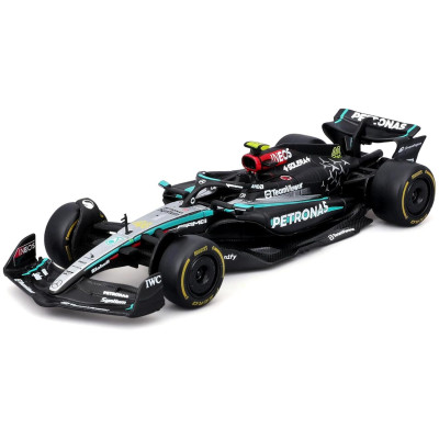 Đồ Chơi Mô Hình Xe Đua F1 Mercedes-AMG - Petronas F1 W15 Team 2024 Tỉ lệ 1:43 - Bburago 44/18-38208