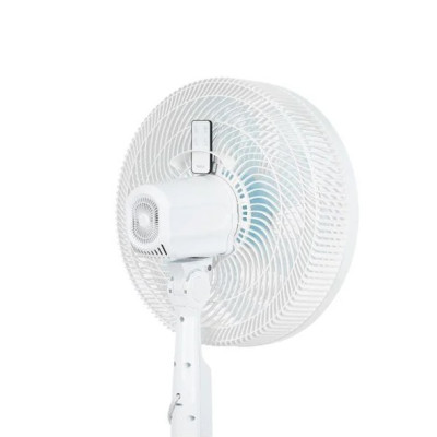 [MỚI RA MẮT] Quạt đứng có điều khiển từ xa Tefal Turbo Silence Plus VH689990 màu trắng cánh xanh - Hàng chính hãng