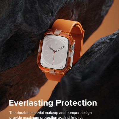 Ốp dành cho Apple Watch 9/8/7 45mm RINGKE Fusion Bumper - Hàng Chính Hãng