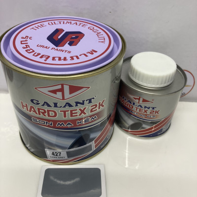 Sơn sắt mạ kẽm không cần lót Hard Tex 2K màu xám 427 1L