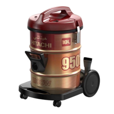 Máy hút bụi công nghiệp Hitachi CV-950F (WR/BK) - Công suất 2100W, Dung tích 18 lít - Hàng Chính hãng
