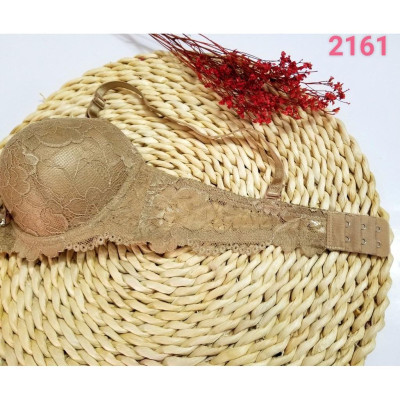 Áo lót nữ ren mút dày nâng ngực gọng nhựa cài sau 2161 – Quyến rũ, êm ái, ôm sát
