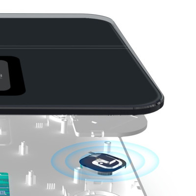 Cân điện tử sức khỏe thông minh Rapido RSB05–BS kết nối bluetooth, đo 21 chỉ số, bảo hành 12 tháng