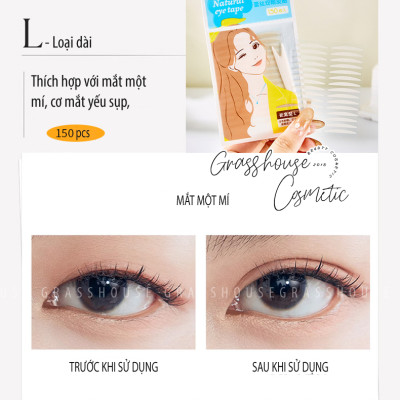 Miếng Dán Kích Mí Mắt Tự Nhiên vô hình thoáng khí Jonbos 