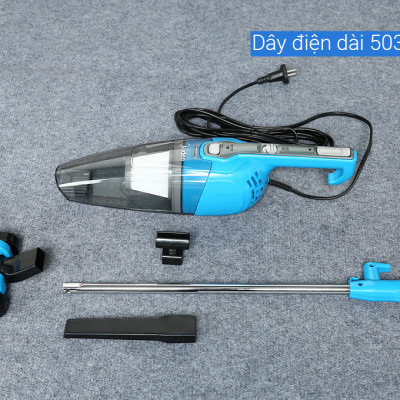 Máy Hút Bụi Cầm Tay Midea MVC-16T-B (Công Suất 800W, Độ ồn: 84 dB, Bộ lọc Hepa H13, Dây Diện 5m)