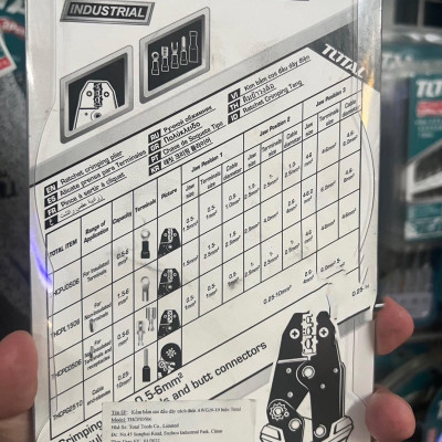 KÌM BẤM COS ĐẦU DÂY ĐIỆN AWG20-10 TOTAL THCPJ0506 - HÀNG CHÍNH HÃNG