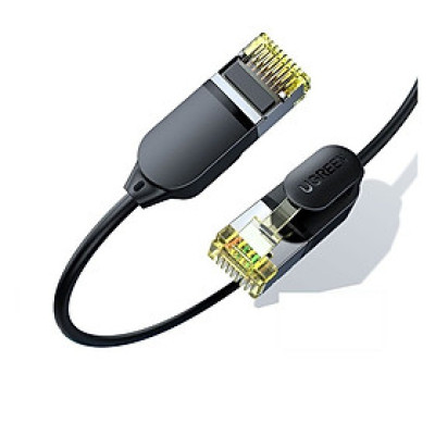 Cáp mạng CAT7 siêu mỏng nhỏ 0.38mm 5M 10Gbps màu đen Ugreen 149LAN80419NW Hàng chính hãng