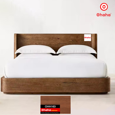 [Miễn phí lắp đặt & vận chuyển] Giường ngủ gỗ cao cấp hiện đại Ohaha - GC046