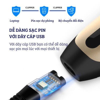 Tông Đơ Cắt Tóc Damas DH-6820 – Thiết Kế Đa Năng Chống Nước Tuyệt Đối Nhỏ Gọn, An Toàn – Tặng Kèm Bộ Đồ Chuyên Dụng Chuẩn Salon – Hàng Chính Hãng