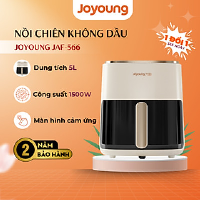 Nồi chiên không dầu 5L Joyoung JAF-566 - Công suất 1500W, Điều khiển cảm ứng - HÀNG CHÍNH HÃNG