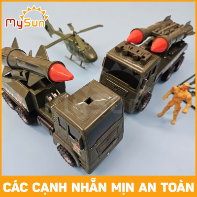 Mô hình xe cứu hỏa đồ chơi bộ mô hình xe ô tô thang cứu hỏa cho bé MySun