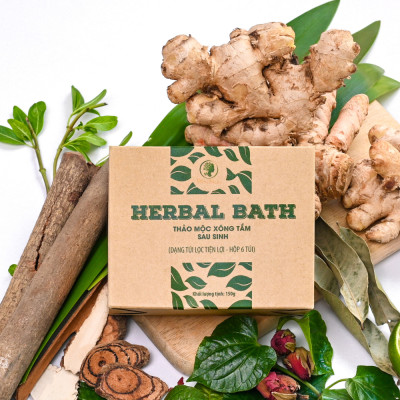 Bộ thảo mộc xông hơi cơ bản Wonmom ( 1 Hộp xông cửa mình + 2 Hộp xông tắm sau sinh loại 6 túi/hộp )