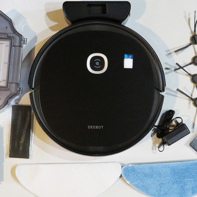 Bộ chổi chính dành cho Ecovacs Deebot OZMO U2 Pro(chổi chính có lông)_Hàng chính hãng