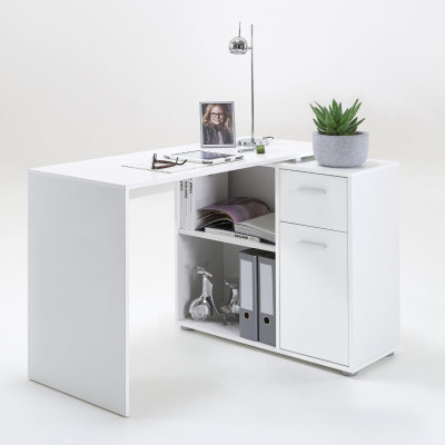 Bàn máy tính bằng gỗ tiện dụng SMLIFE Denzel