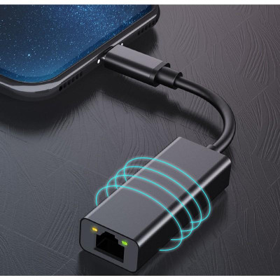 Cáp Type-C to Lan kết nối Mạng cho Điện thoại, Máy tính chất lượng cao
