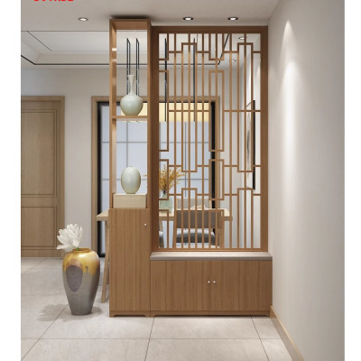 Vách ngăn phòng khách nhà bếp, Tủ kệ vách ngăn phòng 3VTK31 - Nội thất lắp ráp Viễn Đông Adv