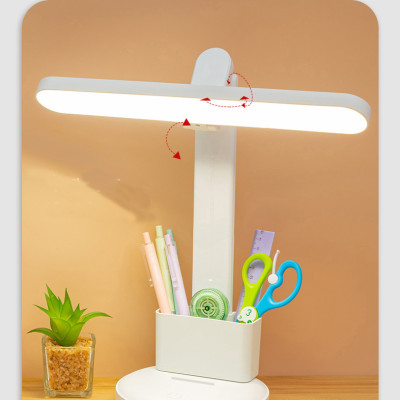 Đèn học LED 3 ánh sáng bảo vệ mắt chống cận cảm ứng Rhino L202, tích điện đa năng làm việc, để bàn học