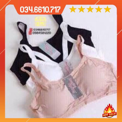 Combo 3 Áo lót 3 dây cotton - áo ngực học sinh