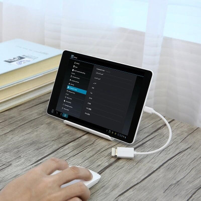 Ugreen UG10822US133TK 12CM màu Trắng Cáp chuyển đổi MICRO USB sang USB âm hỗ trợ OTG - HÀNG CHÍNH HÃNG