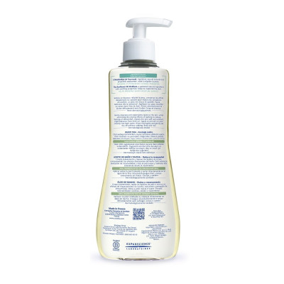 Dầu tắm gội Cho Trẻ Sơ Sinh & Em Bé Da Chàm Thể Tạng Mustela Stelatopia Cleansing Oil 500ml