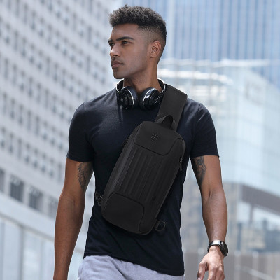 Túi đeo ngực nam đa chức năng OZUKO chống trộm chống thấm nước