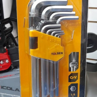 LỤC GIÁC BỘ 9 CÂY NGẮN TOLSEN 20048 - HÀNG CHÍNH HÃNG