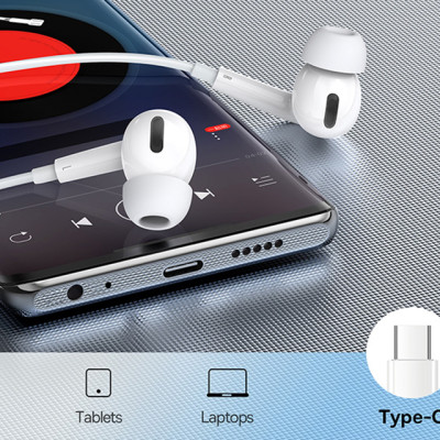 Tai nghe dây nhét tai Type C Baseus Encok C18- Hàng chính hãng