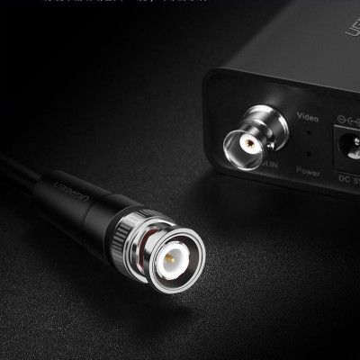 Ugreen UG50927SP103TK 5M màu Đen Cáp 2 đầu SDI cho máy quay + Camera cao cấp - HÀNG CHÍNH HÃNG